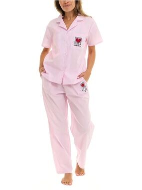 Keith Haring Women's Notch Collar Pajama Set